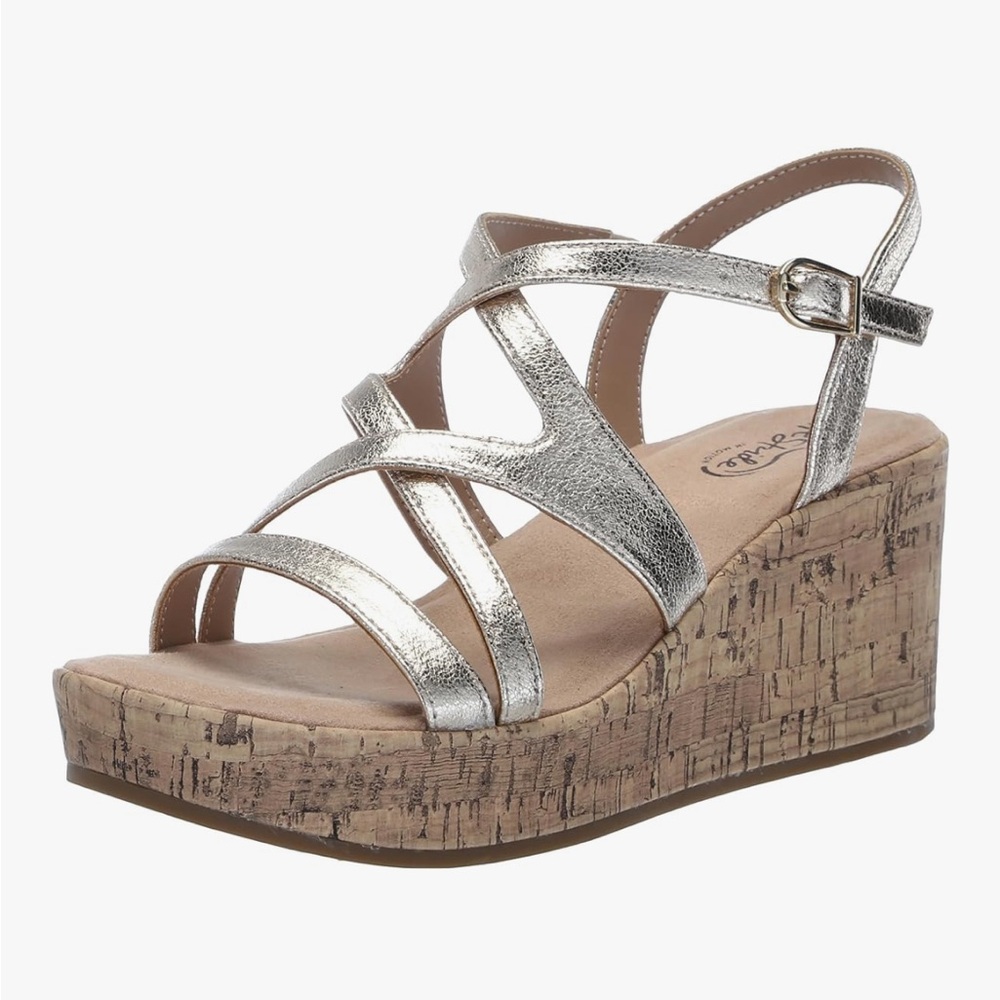 🌟 LifeStride Bailey Strappy Platform Wedge Sandals